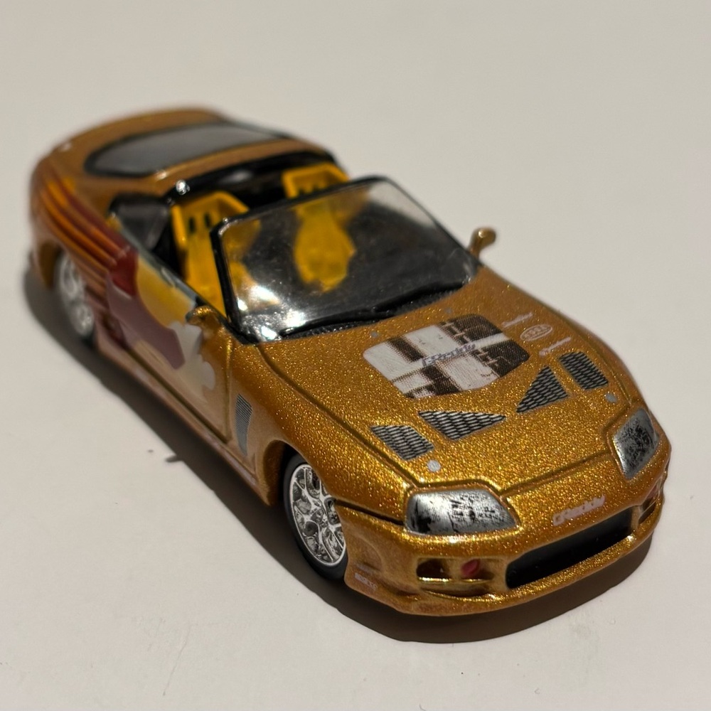 Racing Champions 2 Fast 2 Furious Gold 1995 Toyota Supra 1:64 Scale Replica Car